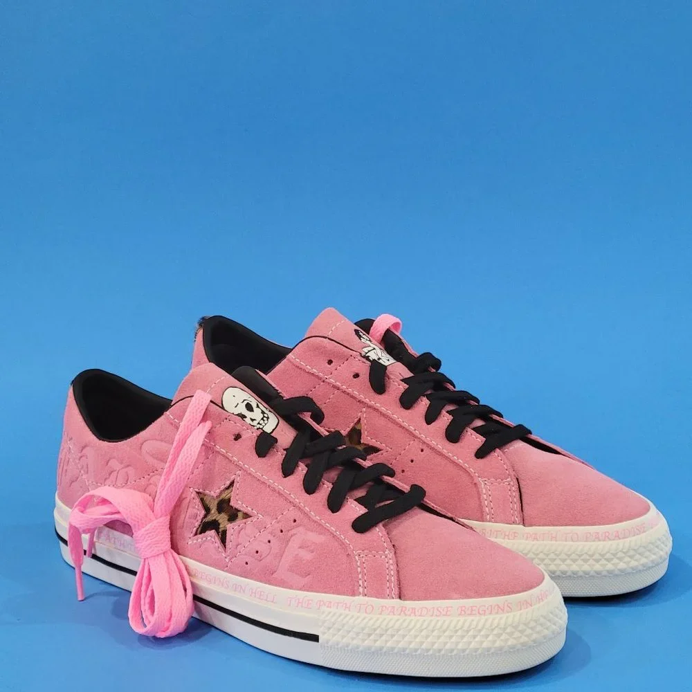 Converse One Star x Sean Pablo 'Leopard Paradise' Skate Sneakers 171325C NWT - Picture 1 of 7